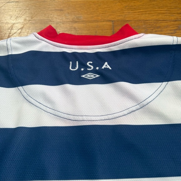 Vintage Umbro USA Soccer Striped Jersey - Picture 6 of 6